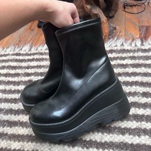 Unworn Platform Boots